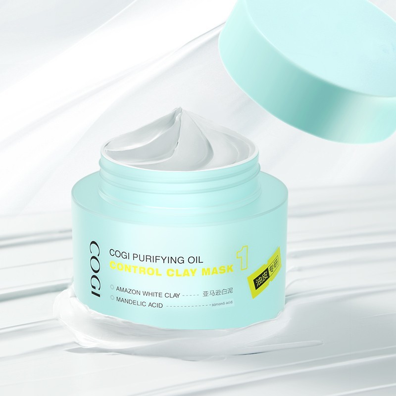 มาร์คหน้า มาร์คโคลน COGI/High-Posture Cleansing Mud Mask 2.0 ปรับปรุงสิวหัวดํา Whiteheads ทําความสะอ