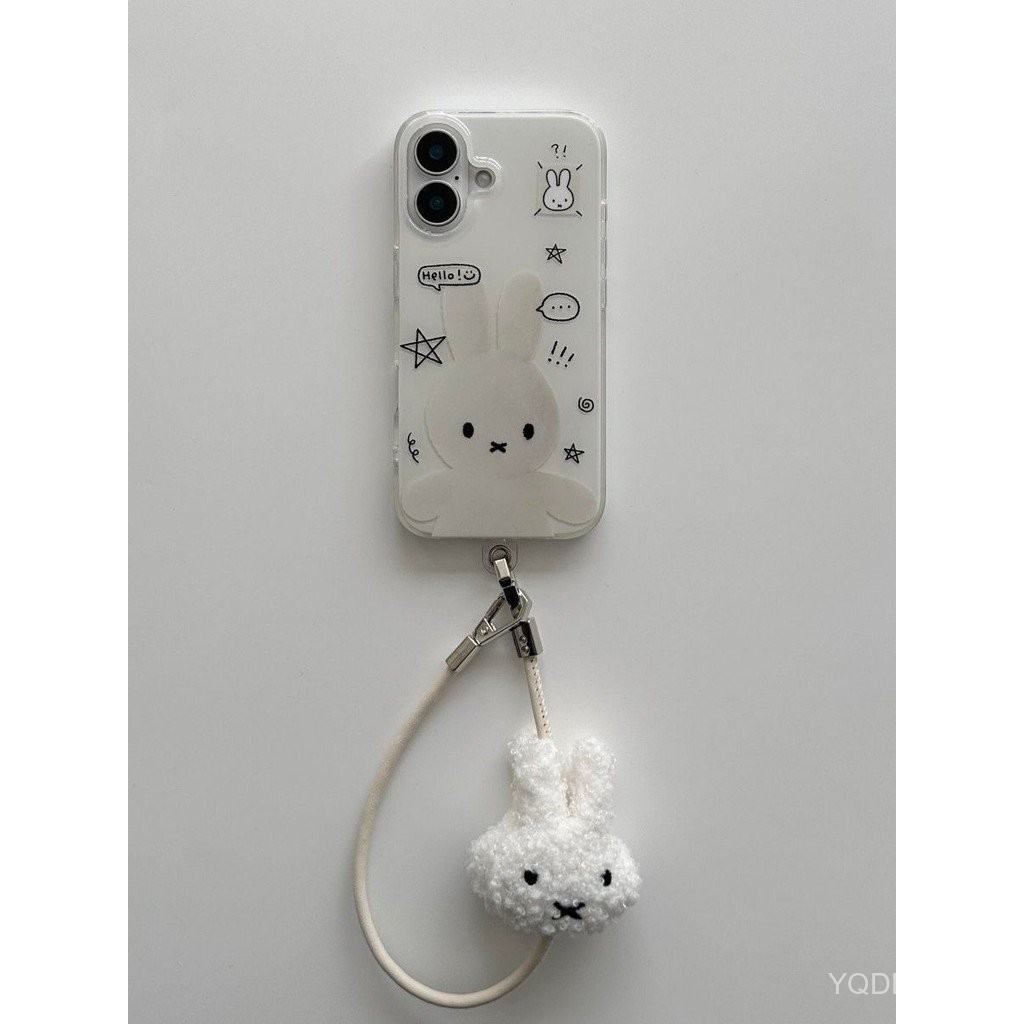 เคสโทรศัพท์เหมาะสําหรับiPhone 7 8 X XS XR XSMAX 11 12 13 14 15 16 Pro max Plus Tutu + Lanyardกันกระแ