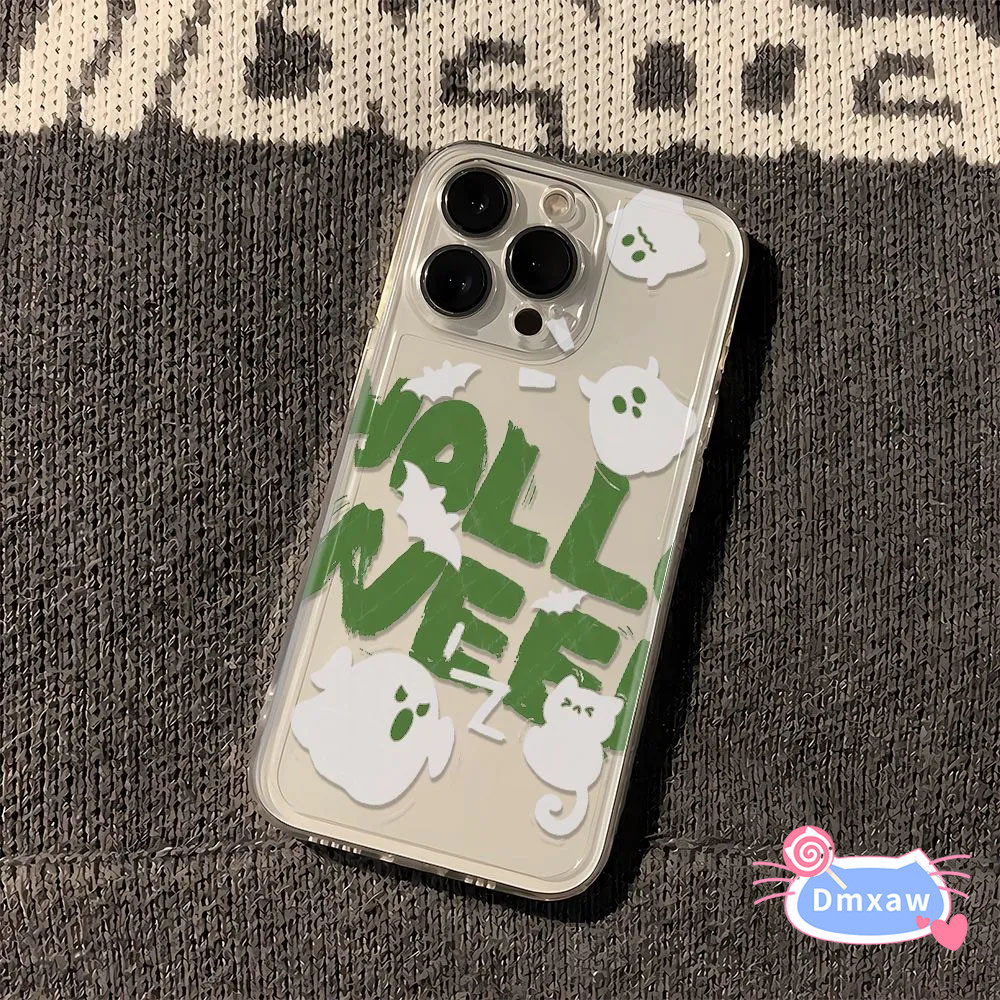 น่ารักการ์ตูนฮาโลวีน Ghost เคสโทรศัพท์สําหรับ Realme GT7 GT7T GT6 GT6T GT5 GT3 240W GT2 GT Neo 7 7X 