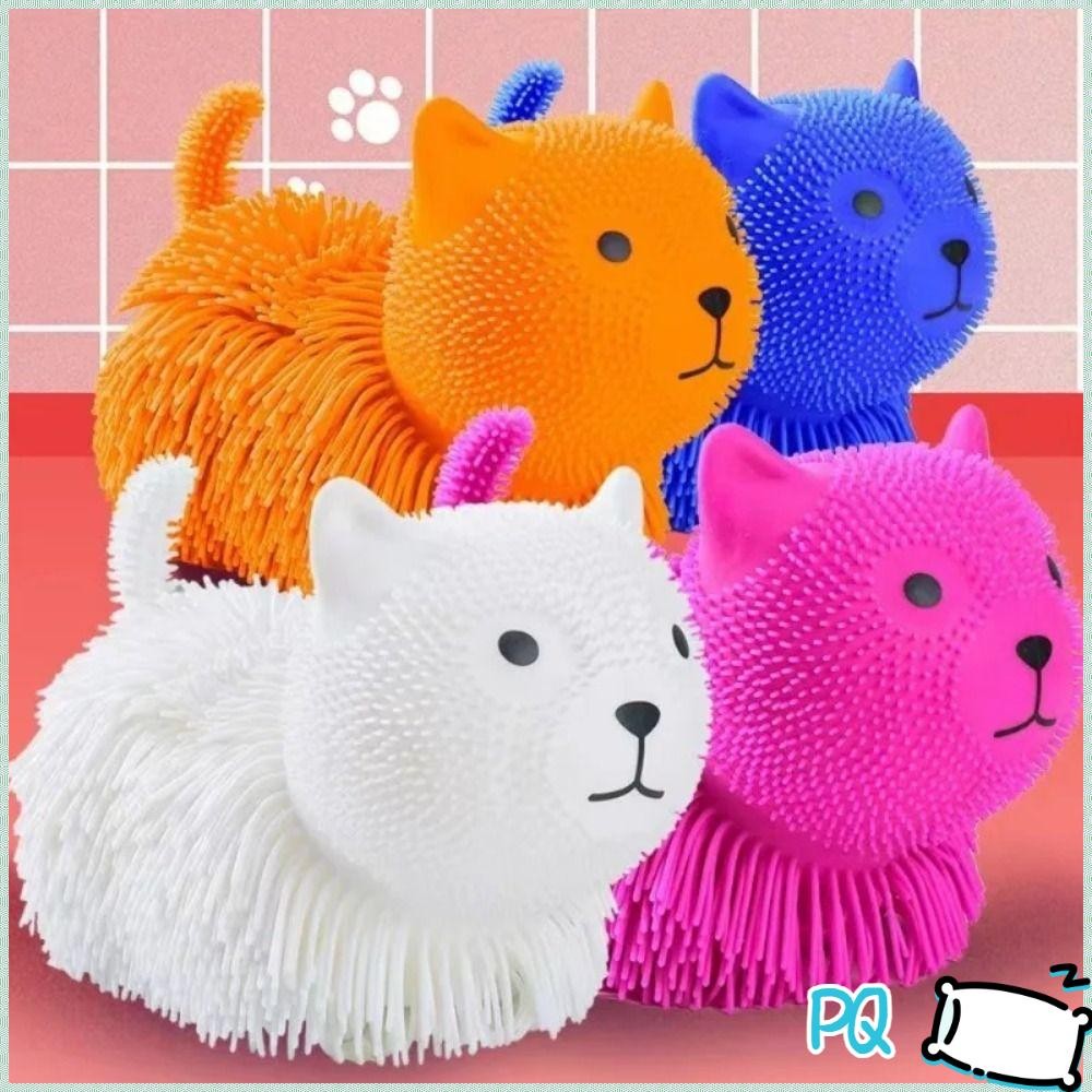 หน้า ของเล่นประสาทสัมผัส, ของเล่นบรรเทาความเครียดสุนัขน่ารัก, เครื่องช่วยความวิตกกังวลกระต่ายพีวีซีของเล่นบีบอัดเด็ก