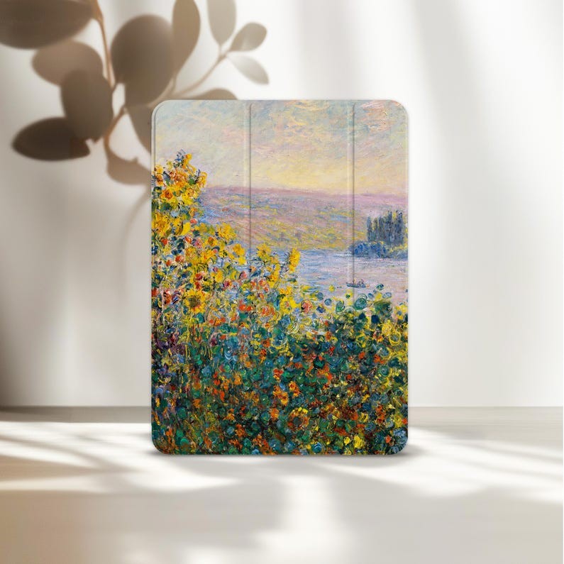 Claude Monet iPad Air 11 Case M4 M3 M2 Pro 13 นิ้ว 12.9 10.9 10.2" Mini A17 A16 2025 2024 Art Cover 