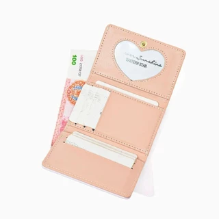 HOBBYIN กระเป๋าสตางค์ หนัง PU ลายตารางหมากรุก สีฟ้า เรียบง่าย อเนกประสงค์ สําหรับใส่บัตรเครดิต บัตรเครดิต
