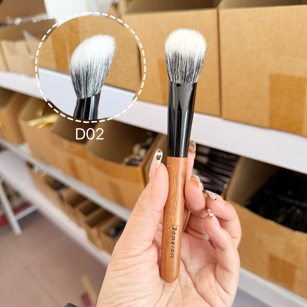 supermom แปรง แปลงปัดแก้ม ชุดแฮนด์เมดบริสุทธิ์!Treasure D02 Finger Belly Wool แปรงสีขนาดใหญ่ แปรงปัด