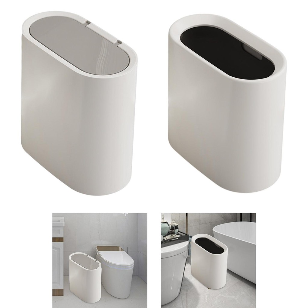 [arutoxalc] Slim Rubbish Bin สําหรับห้องน้ําและห้องครัว, Nordic Storage Solution สําหรับสํานักงาน