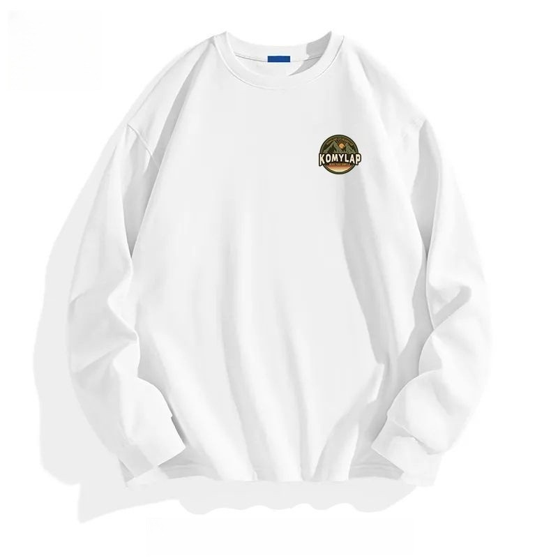 2025 NEW 2025 Solona 210g Cuffed Long Sleeve New Versatile Lazy Trendy Fashion Ins Literary Simple E