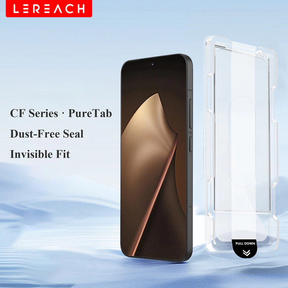 Lereach กระจกนิรภัยป้องกันหน้าจอสําหรับ Xiaomi 17T Pro / 17T / 15T Pro / 15T / 14T Pro /14T พร้อมถาดจัดตําแหน่งไร้ฝุ่นอัตโนมัติ