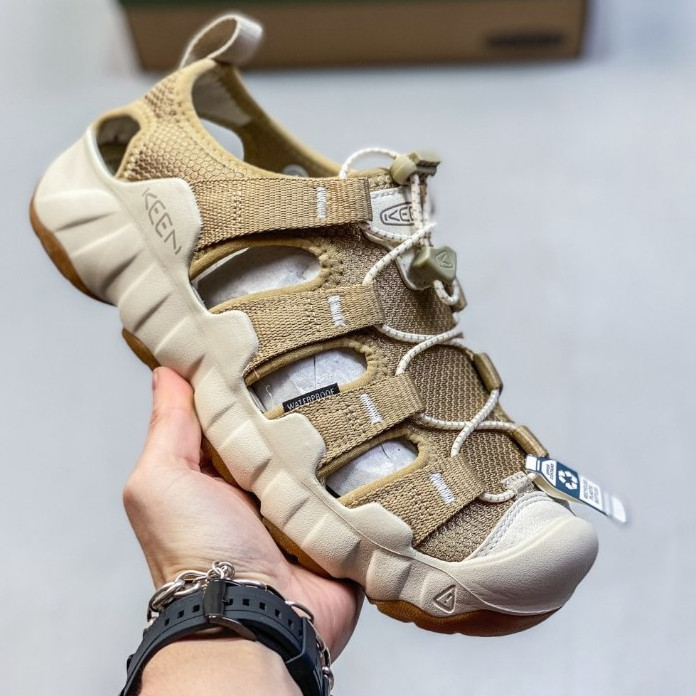 Koen Newport H2 Outdoor Casual Low-Top Sandals สีน้ําตาลเหลืองขาว