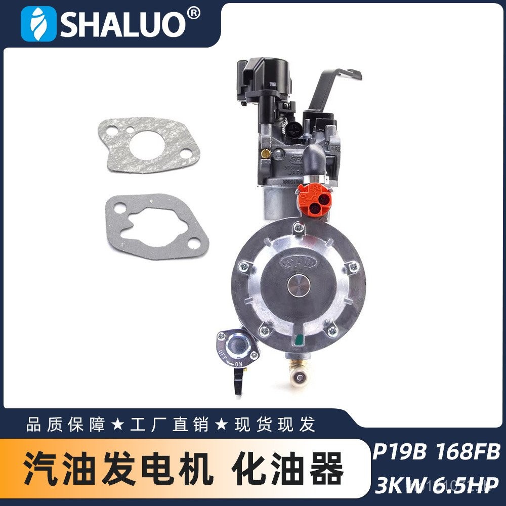 3KW เบนซิน 6.5 HP พร้อมปะเก็น P19B P19B-LPG 168FB คาร์บูเรเตอร์ 170F เครื่องกําเนิดไฟฟ้า DJF5