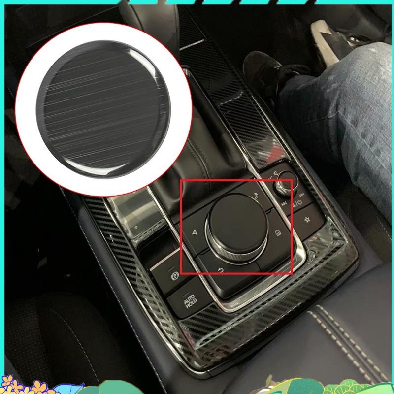 สําหรับMazda CX-30 CX30 2020 2021 สแตนเลสสีดําเกียร์Shiftแผงปุ่มสวิทช์ฝาครอบTrimรถจัดแต่งทรงผมFffefh