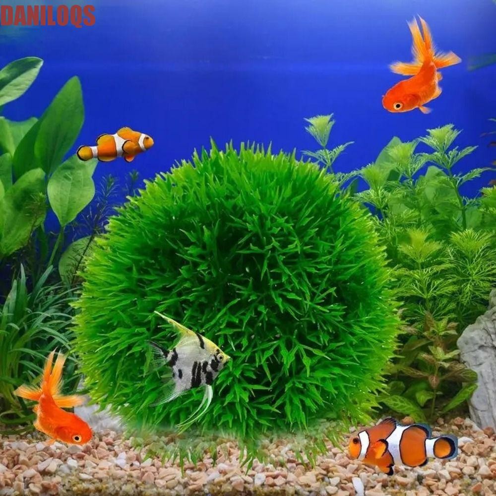 DANILOS Aquatic Plants Ball, Plastic Water Grass Ball