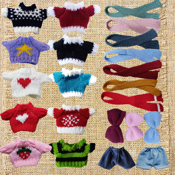 ชุดตุ๊กตา 10cm หมวกตุ๊กตา 10cm เสื้อผ้าเด็ก 10cm14cm West Highland Master Dog Cotton Doll Clothes Do