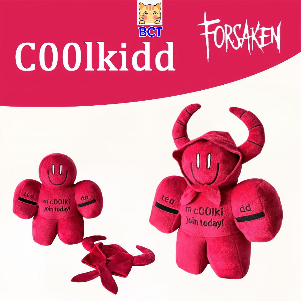 BCT✨ตุ๊กตา โรบ็อกซ์✨Hot Forsaken Coolkid ตุ๊กตาสนุก Roblox Forsaken Plushie ใหม่ Forsaken Slasher ตุ