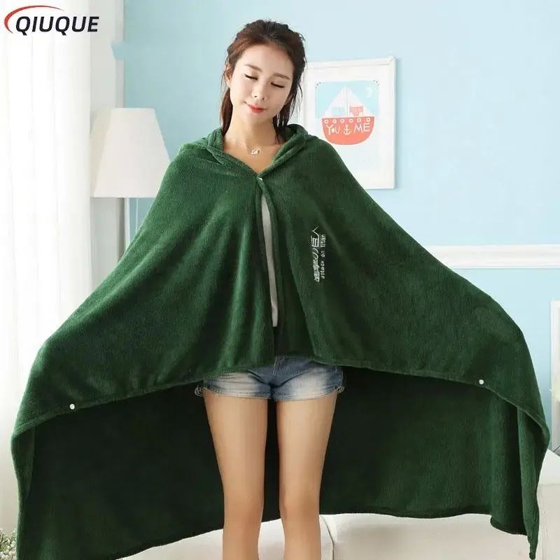 สีเขียวผ้าห่มเสื้อคลุมสํารวจ Corps Flannel อะนิเมะ AOT Cape คอสเพลย์เครื่องแต่งกาย