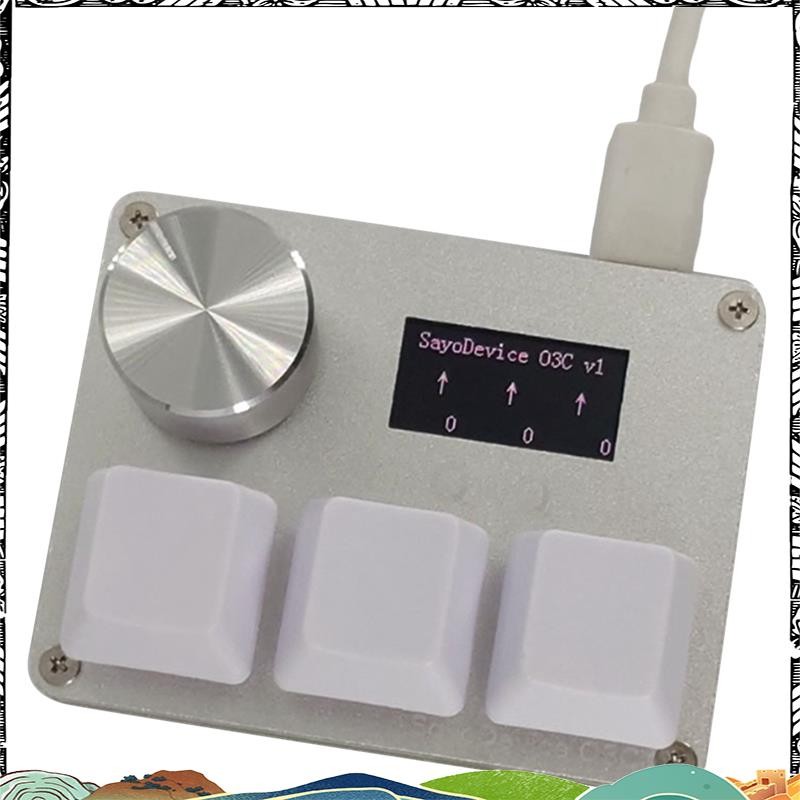 Super O3C Quick Trigger Switch คีย์บอร์ด O3C 3-Button Anode แผงพร้อมลูกบิดหน้าจอสําหรับความดัน 32-50