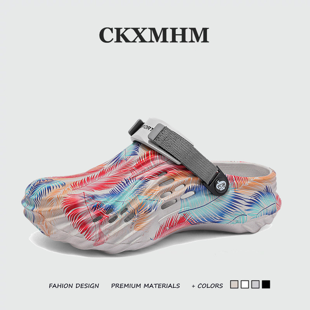CKXMHM 40-47 รองเท้าแตะผู้ชายน้ําหนักเบาทนทานรองเท้าแตะรองเท้าแตะ EVA ขนาดใหญ่ 46 47
