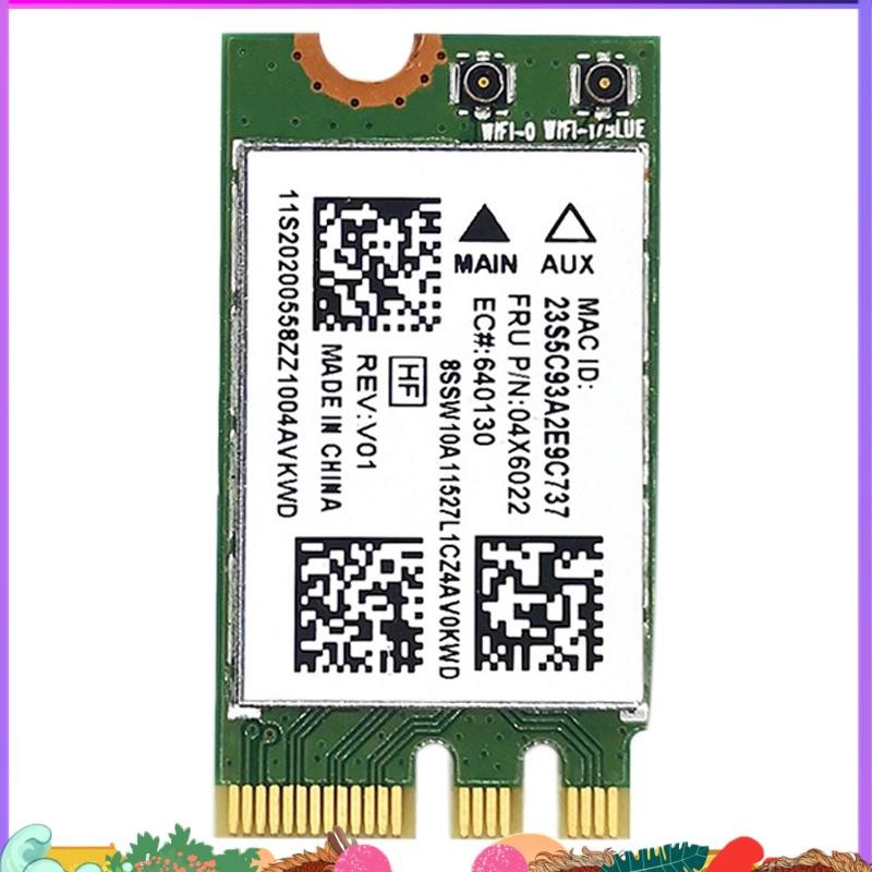 การ์ดเครือข่ายไร้สาย Super QCNFA335,อินเทอร์เฟซ NGFF M2 4.0 ระบบรองรับการ์ดเครือข่ายไร้สาย Win7/Win8
