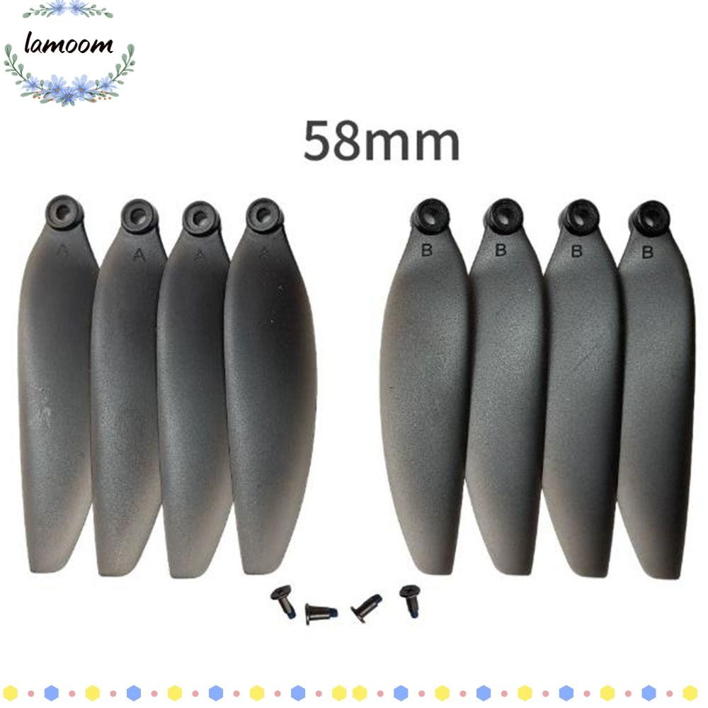 LAMOO ใบพัดพับใบมีด, Universal สีดํารีโมทคอนโทรล Drone อะไหล่, 58 มม./66 มม.พลาสติก Quadcopter ใบมีด