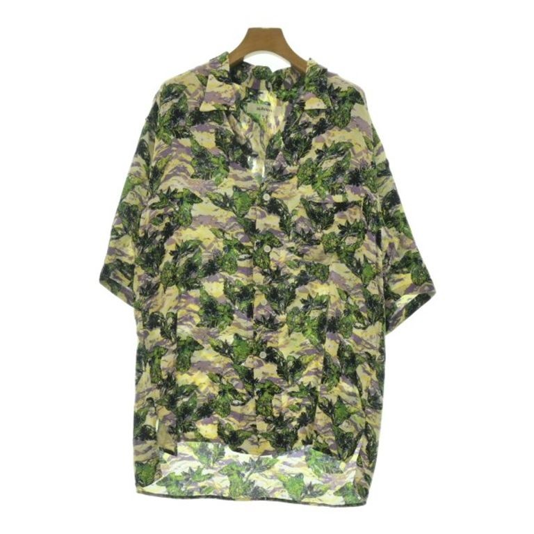 sulvam Shirt White botanical purple green Direct from Japan Secondhand