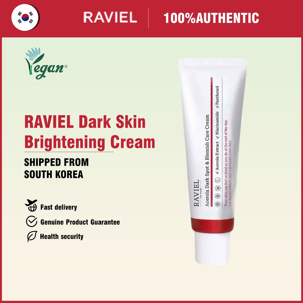 [RAVIEL] Dark Skin Brightening Cream -50g HQ