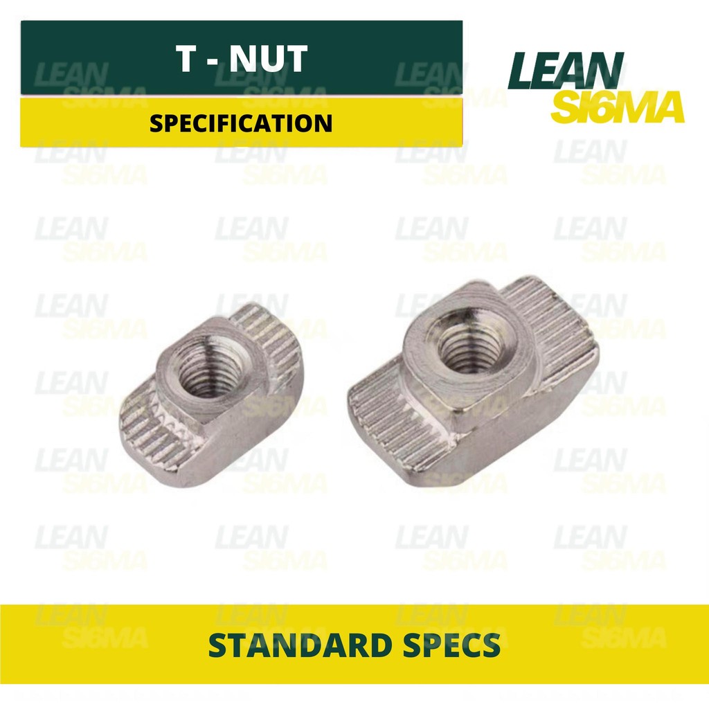 T Hammer Nut Drop in Aluminium Profile 4040 series 40