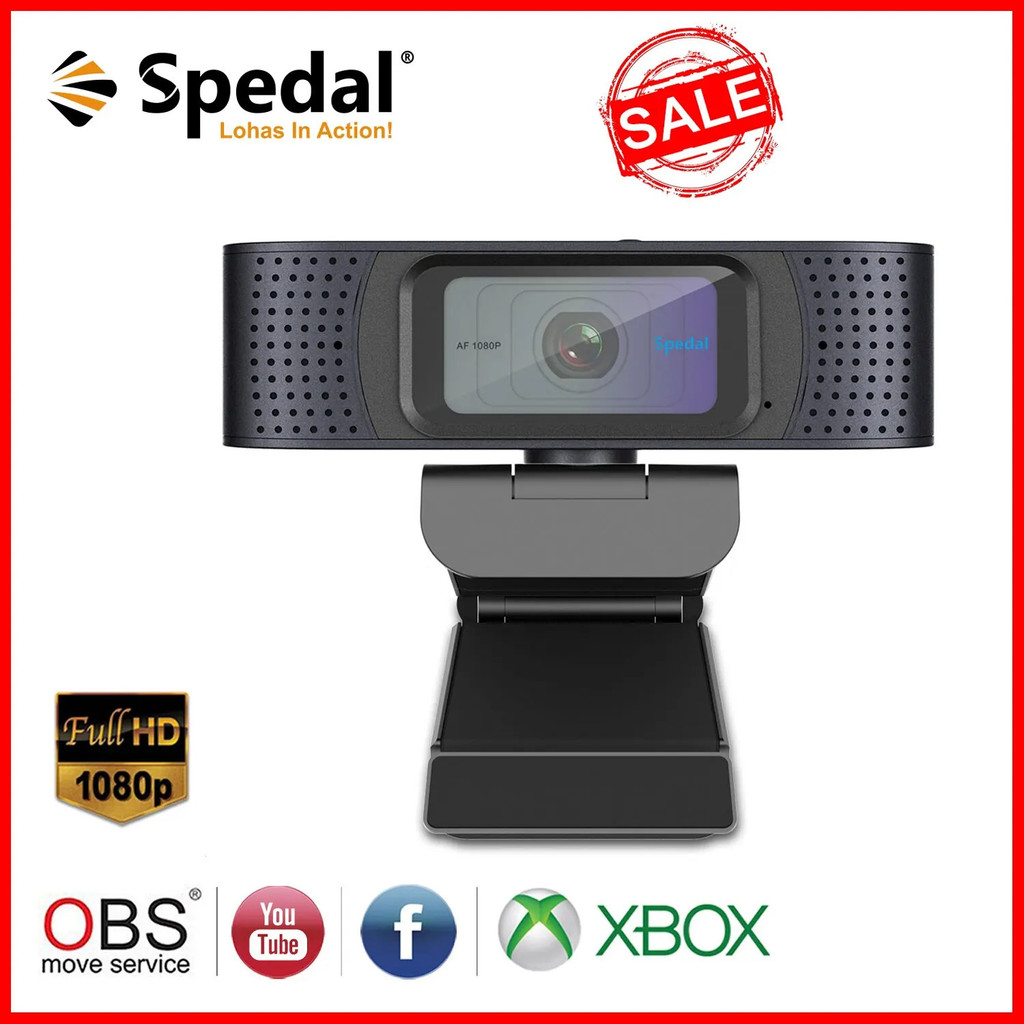 Spedal C928 เว็บแคม Hd 1080p ชัตเตอร์ความเป็นส่วนตัวกล้อง Usb คอมพิวเตอร์ Pc แล็ปท็อป Autofocus พร้อ
