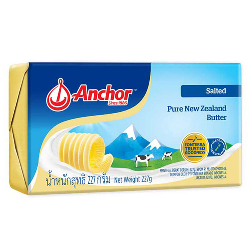 แองเคอร์ เนยเค็ม 227 ก. (ANCHOR Salted Butter 227 g)