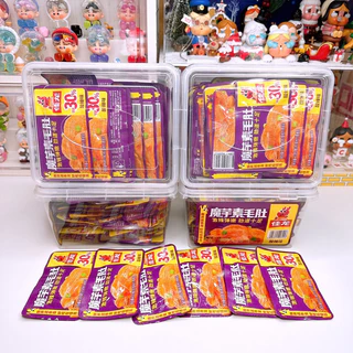 หมึกกรุบกรอบ และ กุ้งกรุบ หม่าล่า <แบบกระปุกมี 50 ซอง และ เเบบกล่องมี 30 ซอง>