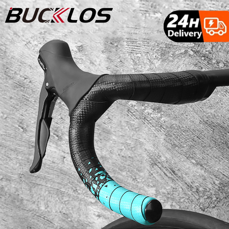 จักรยานเสือหมอบHandlebar เทปคาร์บอนจักรยานบาร์เทป Breathable Anti Slip Shock Absorption Handlebar Wrap ชิ้นส่วนขี่จักรยาน