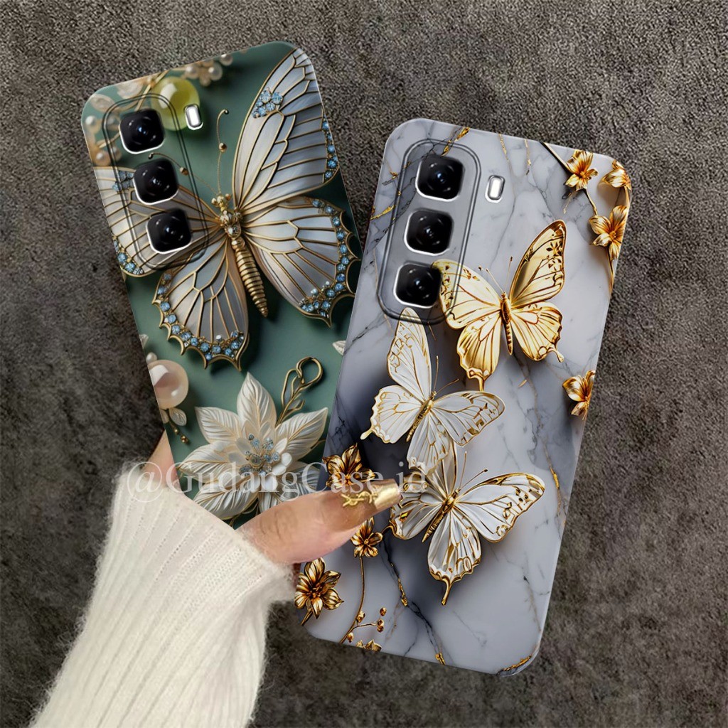 Softcase Infinix Hot 60i - 60 - 60 Pro - 60 Pro Plus - 50 - 50 Pro - 50 Pro Plus Modern Butterfly Mo