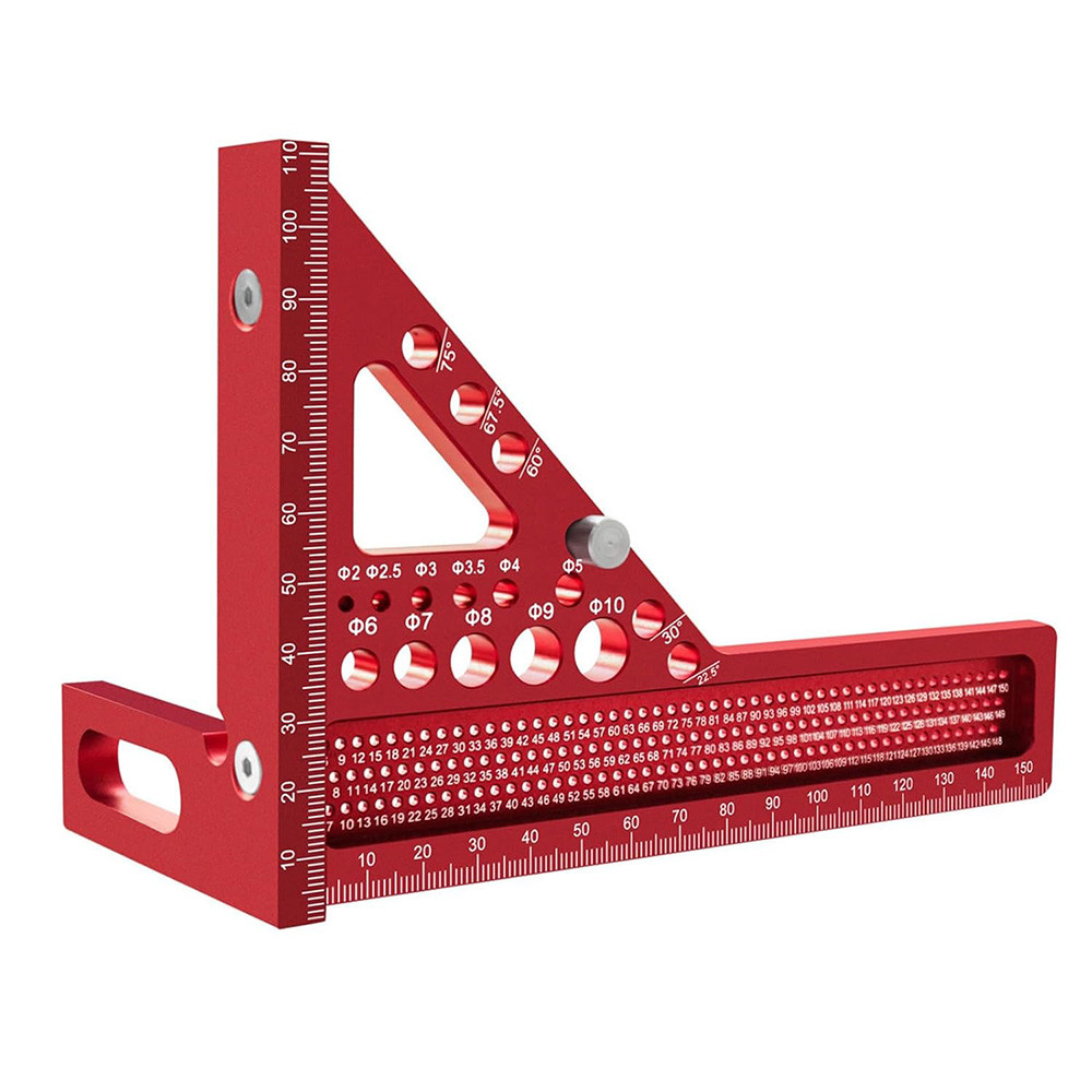 3D Multi-Angle Measuring Ruler - Precision Woodworking Square Protractor Miter Triangle Ruler Woodwo