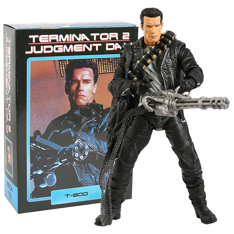 The Terminator T-800 T-1000 Endoskeleton Pvc Action Figure ของเล่นสะสม