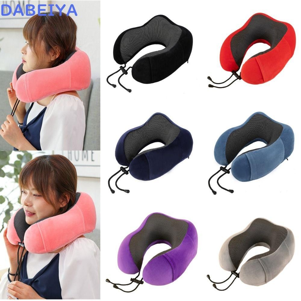 หมอนเดินทาง DABEIYA, 30*25*15 ซม.คอป้องกันหมอนรูปตัว U, styler ช้า Rebound Travel Essentials หน่วยคว