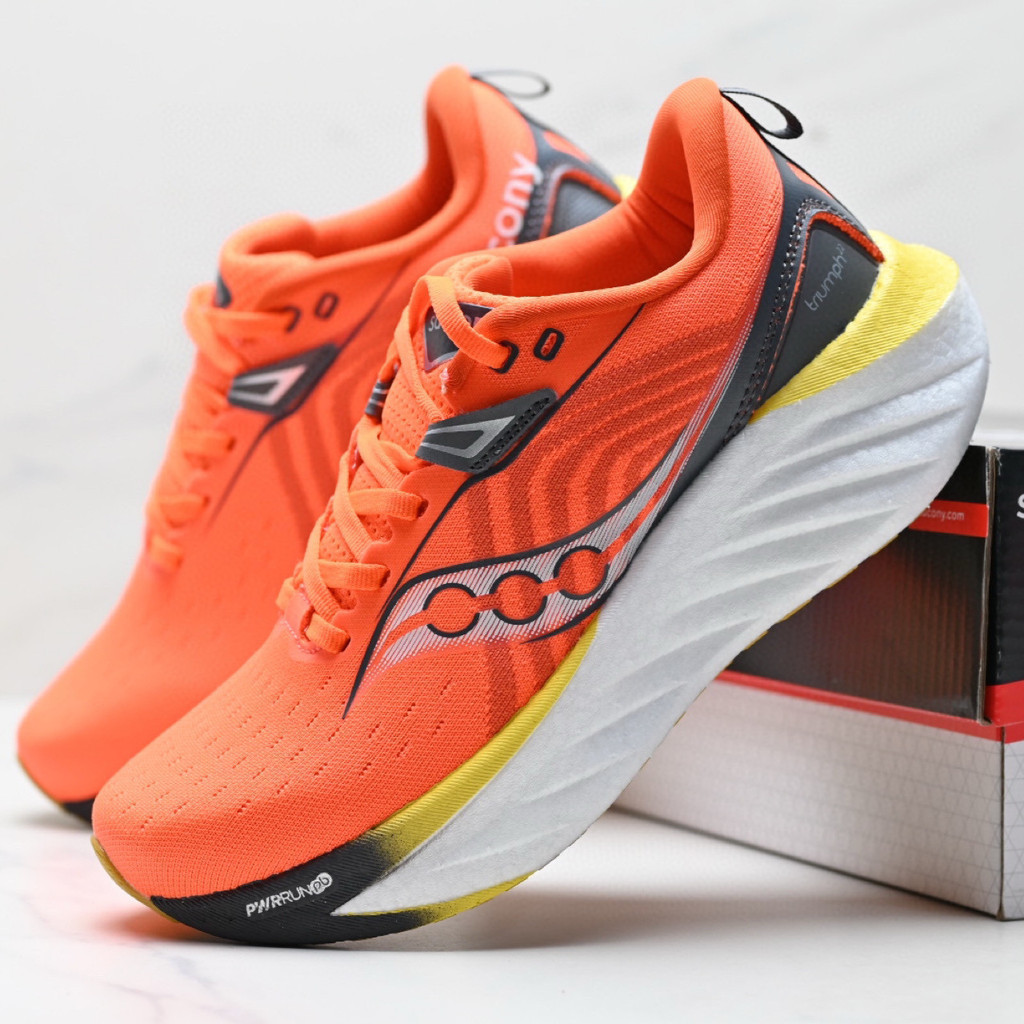 Saucony Triumph 22 การออกแบบรองเท้าทันสมัย สวมใส่สบาย