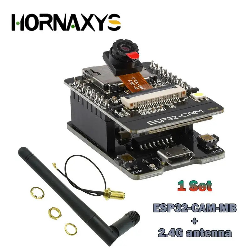 ESP32-CAM ESP32-CAM-MB MICRO USB ESP32 Serial to WiFi ESP32 CAM Development Board CH340 CH340G 5V บล