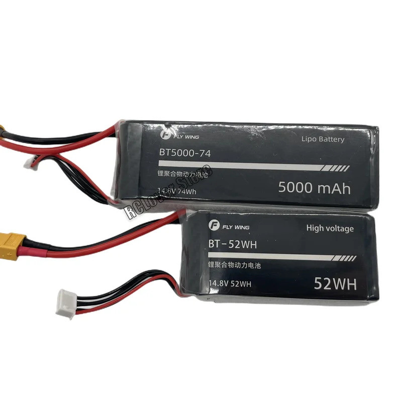 4S 14.8V 3000mAh/ 74wh 5000mAh แรงดันไฟฟ้า Li-ion Polymer สําหรับ FLY WING FW450 FW450L RC เฮลิคอปเต