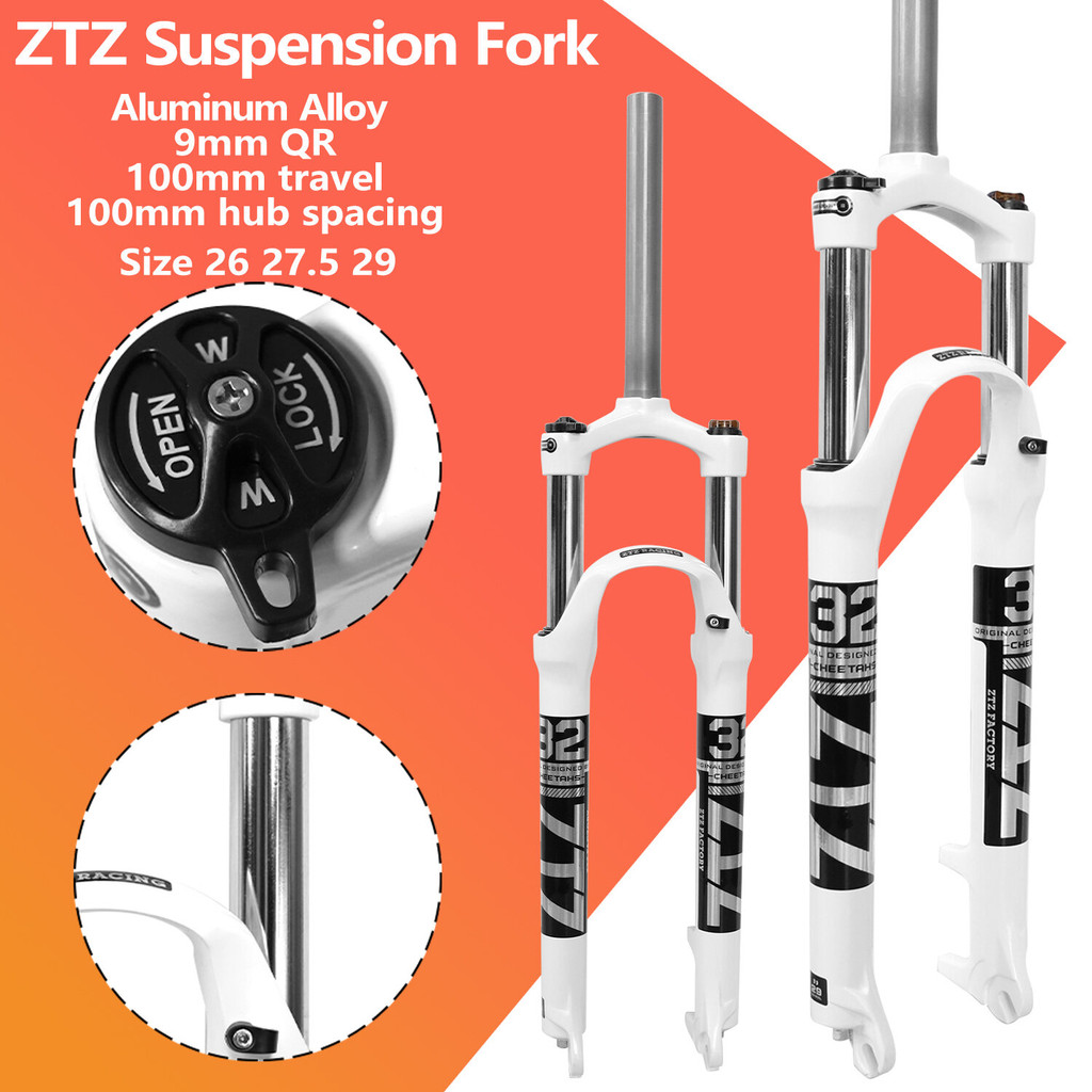 ZTZ อลูมิเนียม MTB จักรยานส้อม Suspension 26/27.5/29Er นิ้วจักรยานเสือภูเขา Rl100 มม.สําหรับอุปกรณ์เ