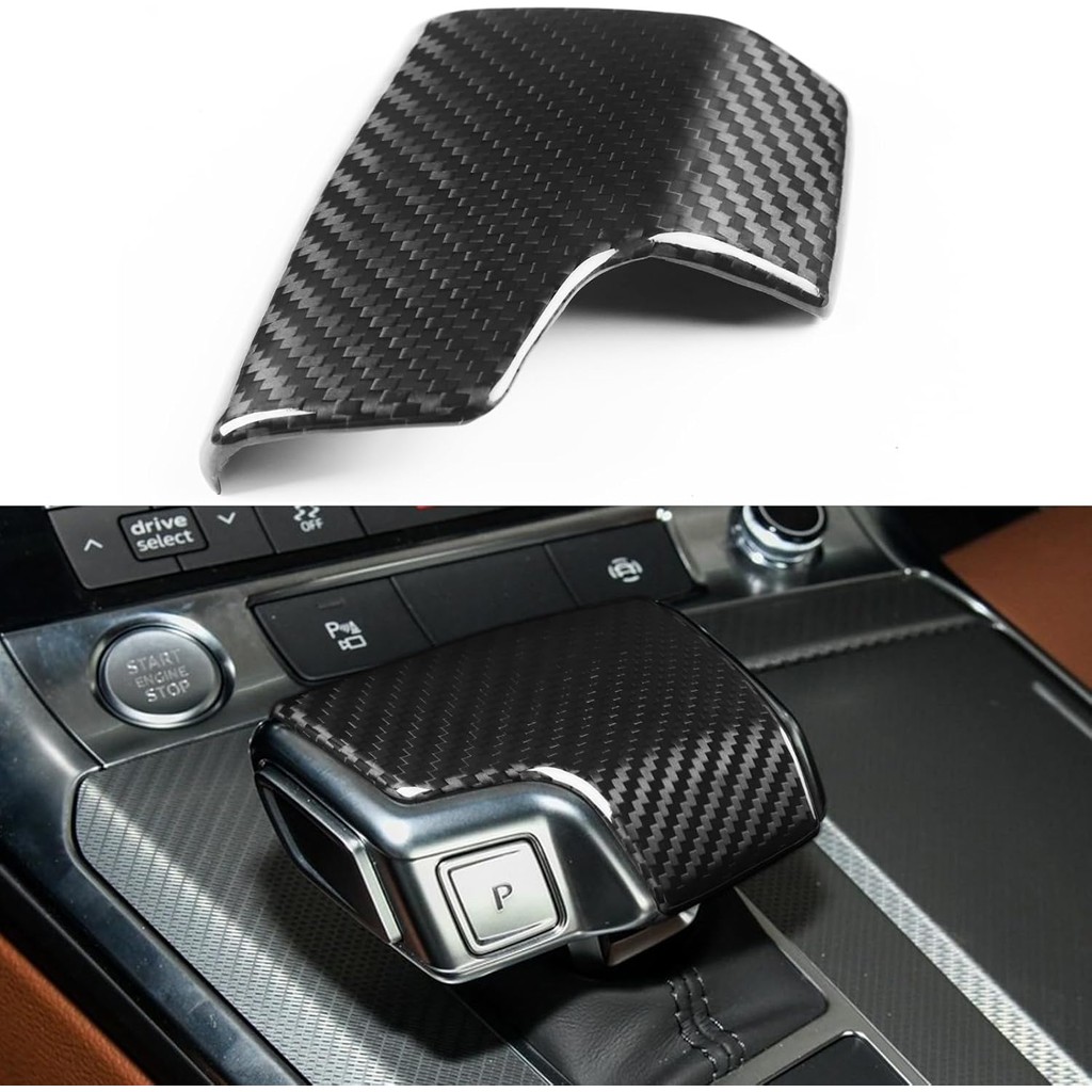 NVCNX คาร์บอนไฟเบอร์ Shift Knob สําหรับ Audi A6 S6 A7 2019-2025 / RS6 RS7 2021-2025 / S7 A8 S8 Q7 SQ