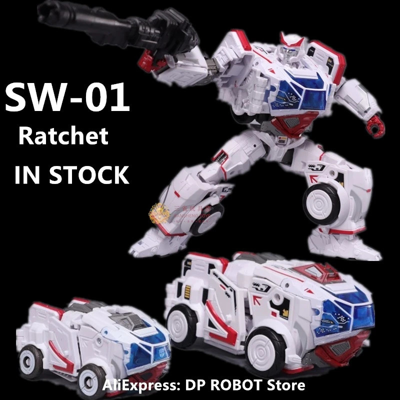 IN สต็อกNEW Transformation SW-01 Ratchet K82 ขยายรุ่น SW01 ภาพยนตร์ Series Action Figure