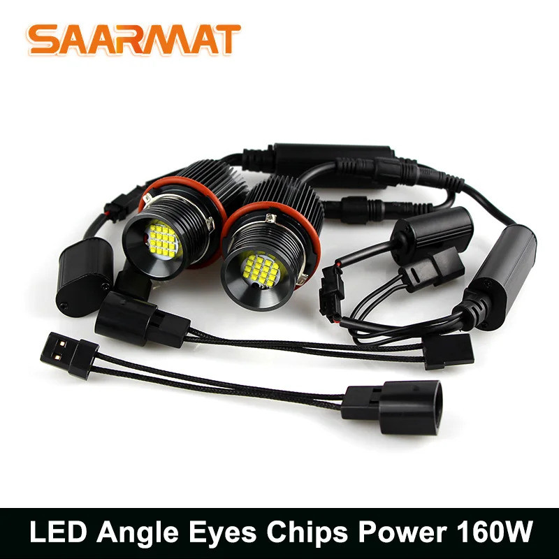 2 ชิ้น 160 วัตต์สําหรับ BMW E39 E53 E60 E61 E63 E64 E65 E66 E87 525i 530i xi 545i M5 ข้อผิดพลาดฟรี L