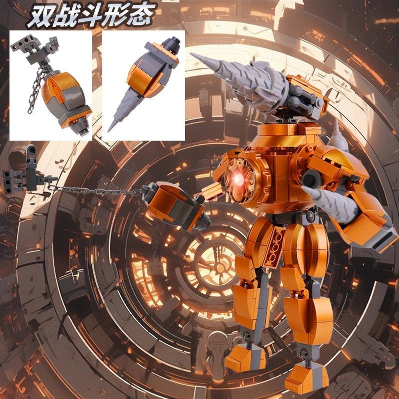 Titan watch king ใช้งานร่วมกับ Lego Building Blocks Titan watch king Toilet Man ลําโพง Man ประกอบของ