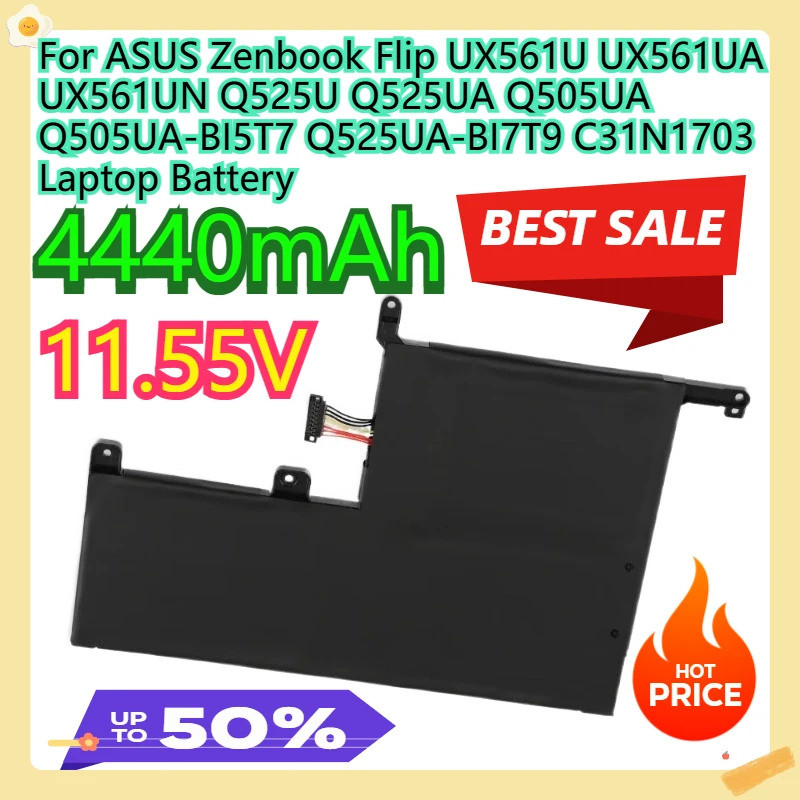 สําหรับ ASUS Zenbook Flip UX561U UX561UA UX561UN Q525U Q525UA Q505UA Q505UA-BI5T7 Q525UA-BI7T9 C31N1