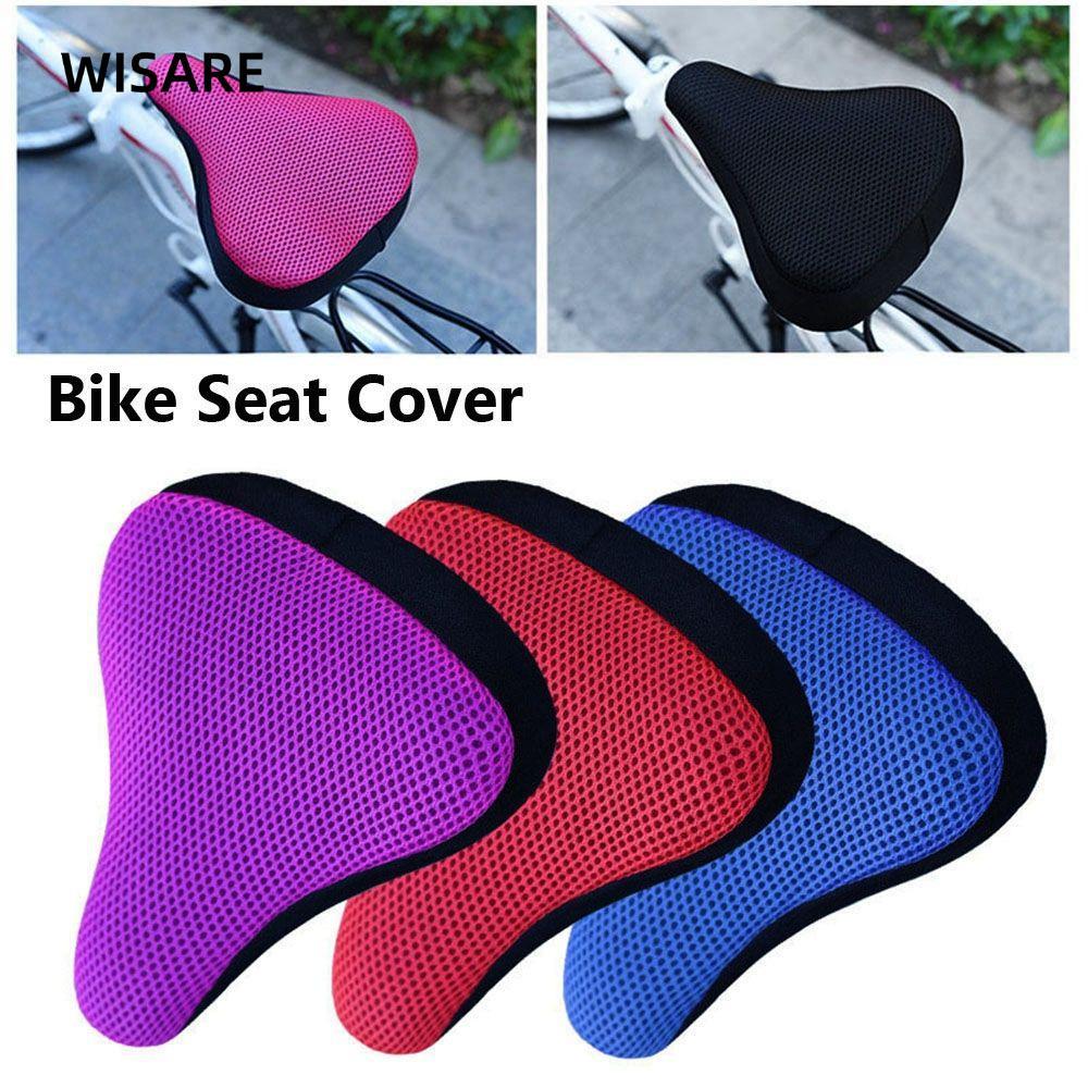 WISARE ที่หุ้มเบาะจักรยาน 6 สีเบาะขี่จักรยานนุ่มขี่จักรยานซิลิโคนที่นั่ง