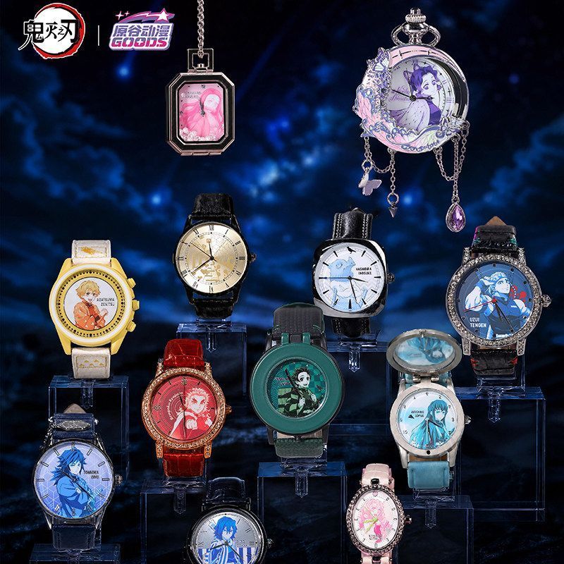 Haraya Anime Demon Slayer Watch Second Bullet Mystery Box Forging Time Series อินเทรนด์เล่น Joint Gift
