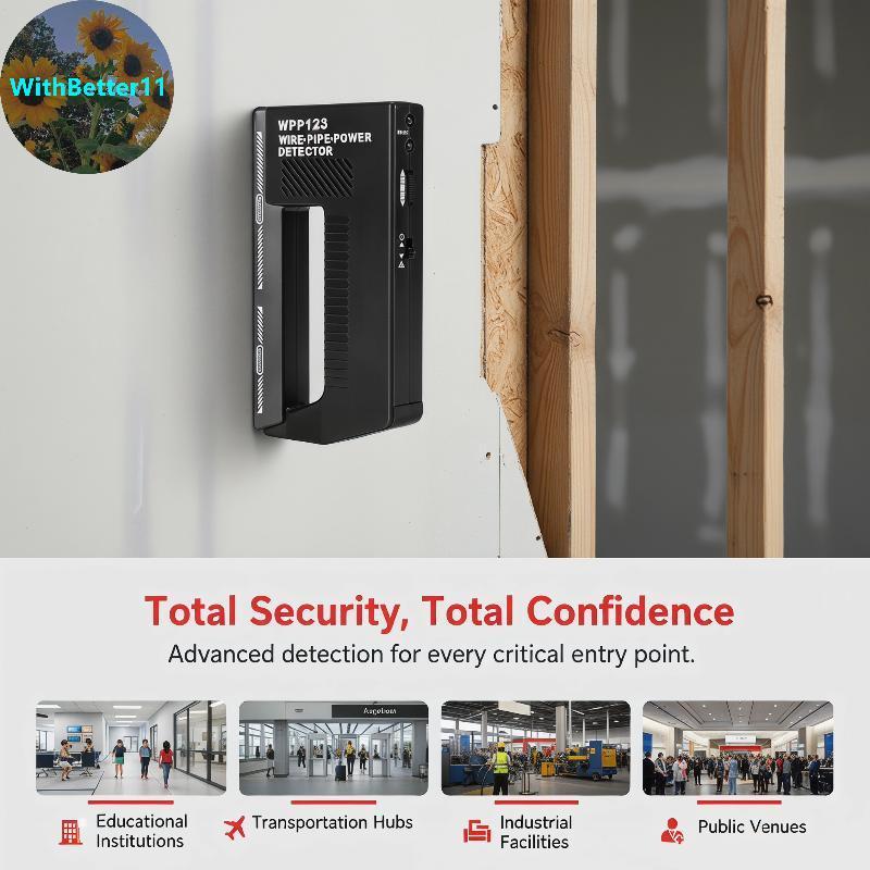 อเนกประสงค์ดีกว่า WPP123 เครื่องสแกนผนังสําหรับการตรวจจับโลหะปรับความไวสําหรับการปรับปรุงบ้าน TH