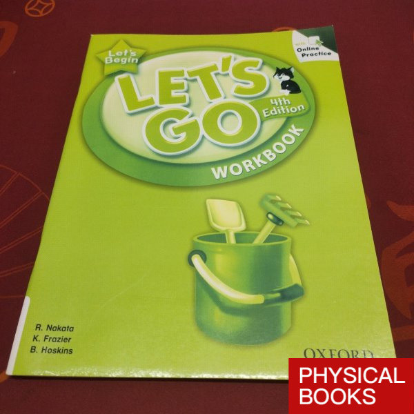 หนังสือมือสองต้นฉบับ Let s Begin Lets GO หนังสือนักเรียนรุ่นที่ 4 HH