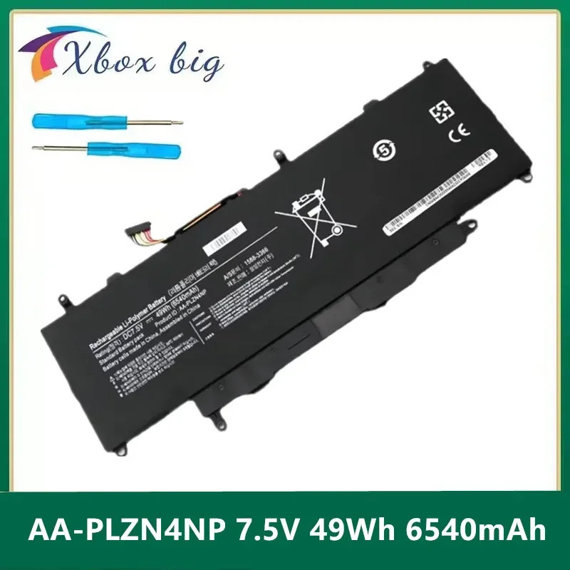 โน้ตบุ๊ค AA-PLZN4NP 7.5V 49Wh 6540mAh แบตเตอรี่แล็ปท็อปสําหรับ Samsung ATIV PRO XE700T1C XQ700T1C XQ