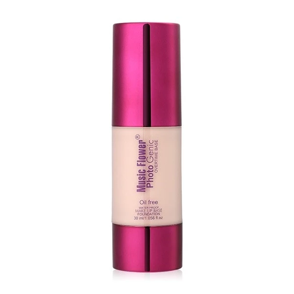 รองพื้น มิวสิค ฟลาวเวอร์ Music Flower Photo Genic Overtime Base Oil Free Foundation ขนาด 30 ml.
