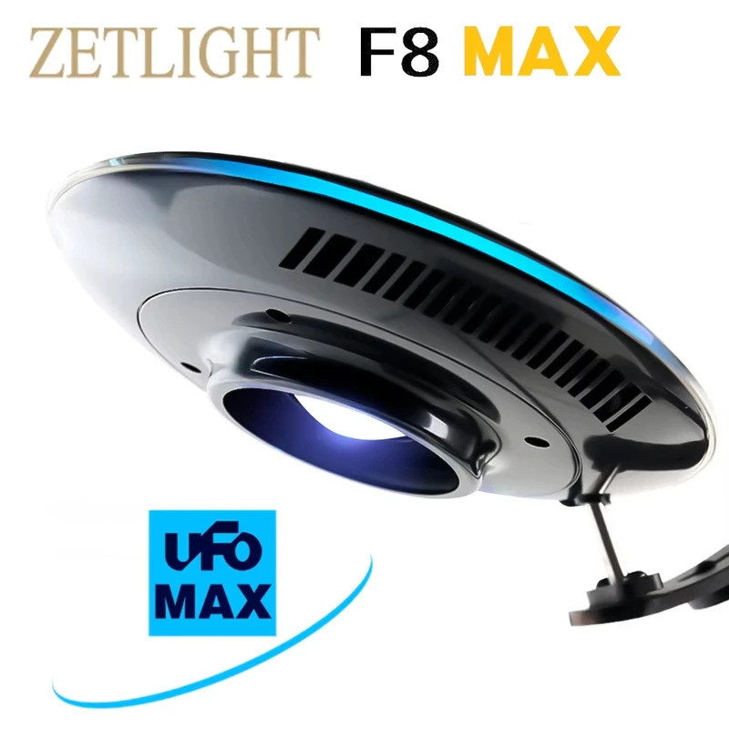 ZETLIGHT UFO F8 Max WRGB 96W สมาร์ท LED Aquarium Light หรี่แสงได้ Sunrise Sunset สําหรับน้ําจืดปลูกถ