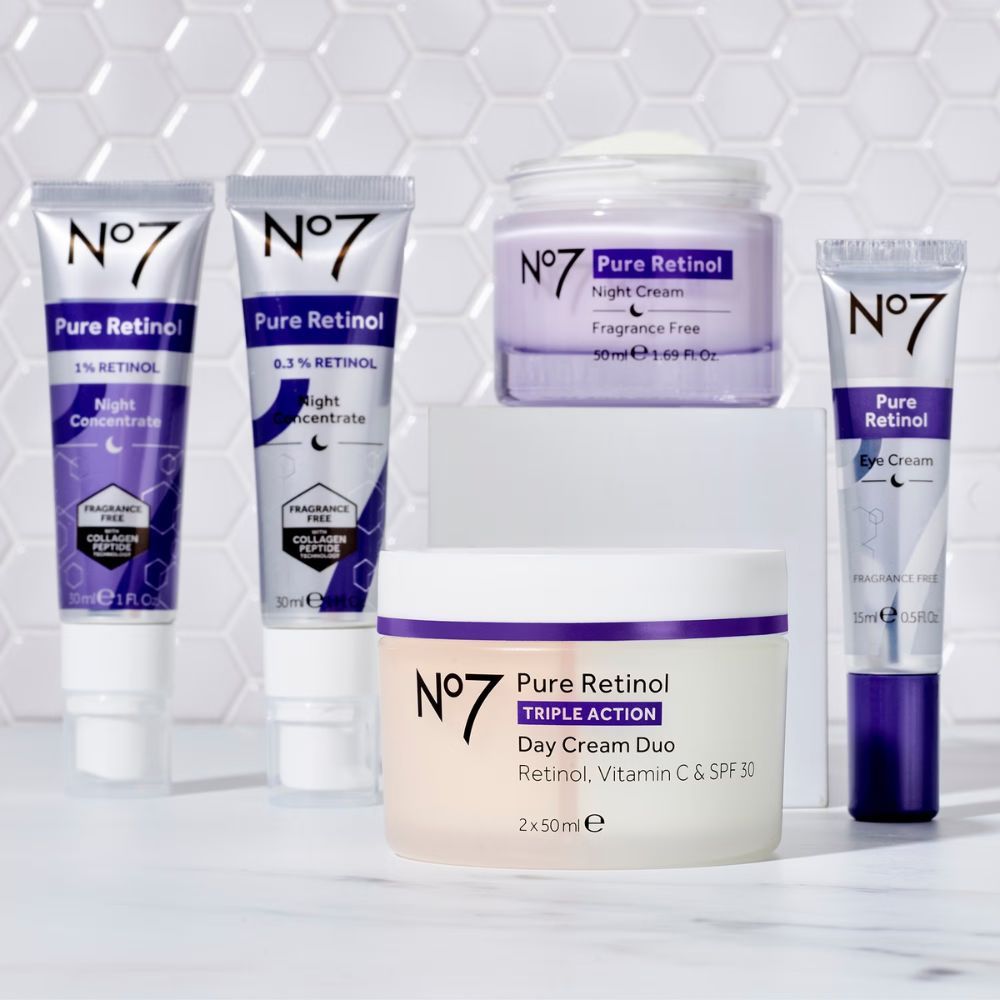 No7 كريم عيون Pure Retinol ‏15 مل — صورة 4