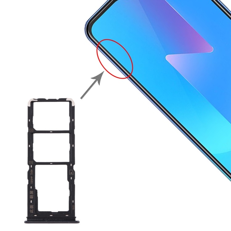 สําหรับถาดซิมการ์ด Vivo U3x / U10 + ถาดซิมการ์ด + ถาดการ์ด Micro SD